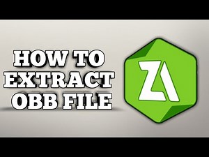 #howto #extract #obb #zip #zarchiver #fulltutorial | HOW TO EXTRACT OBB FILE USING ZARCHIVER