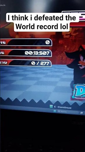 map:Test Zone game:Segasonic #speedrun #segasonic #worldrecord #sonic #sonicthehedgehog #shadow