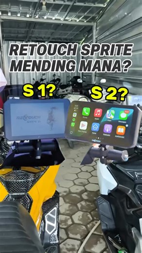 Retouch sprite s1 & s2 Honda ADV 150/160 kalian pilih yang mana nih?? SPRITE S1 & SPRITE S2 : - SPRITE S1 : (ukuran layar dan resolusi kamera lebih kecil) - SPRITE S2 : (ukuran layar dna resolusi kamera lebih besar, HD) fitur : - carplay / android auto - IP67 waterproof - linux os performance - TPMS ban motor (memonitor tekanan angin ban motor) - fitur split screens dll 𝗔𝗙𝗠𝗢𝗧𝗢𝗦𝗛𝗢𝗣 Toko: Jl. Grafik 4 no.4 Depok 16421 𝗪𝗵𝗮𝘁𝘀𝗔𝗽𝗽 𝗺𝗶𝗺𝗶𝗻 wa.me/6282311112393 wa.me/6281110140097 wa