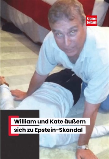 William und Kate äußern sich zur Epstein-Affäre