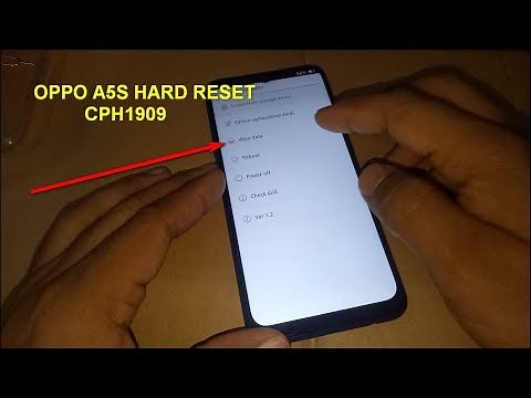 OPPO A5S HARD RESET CPH1909