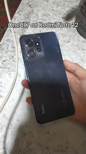 OneUI 7 on Redmi Note 12 #fyp #samsung #xiaomi #redmi #viral