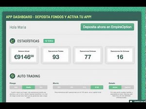 Como Activar el Robot Automatico de Opciones Binarias