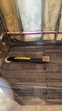 Finishing up the install on this CODA Drain System.