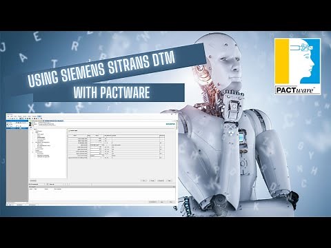 Using PACTware with Siemens SITRANS DTM