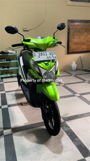 Honda Beat Fi 2013 Hijau Putih - Bandung