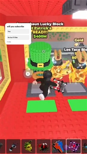 opening random leprechaun and taco lucky blocks #roblox #viral #shorts #viralvideo