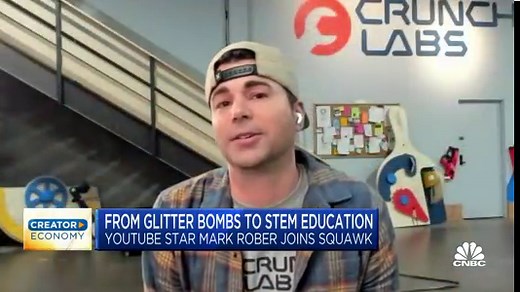 From glitter bombs to stem education: Former NASA engineer Mark Rober on the creator economy