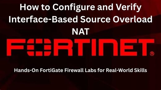 Configuring Interface-Based Source Overload NAT on FortiGate Firewall | Ameer Zaib khan PMP posted on the topic | LinkedIn