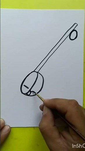 Sitar drawing, how can draw Sitar, simply sketch of sitar ||