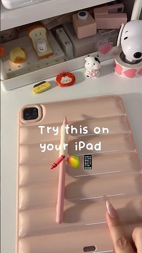 Tutorial for my favorite tip on iPad 🖍️☺️ #ipad #tip #planner