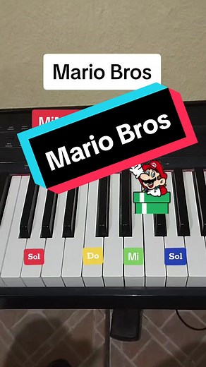 Learn Easy Mario Bros Piano Tutorial