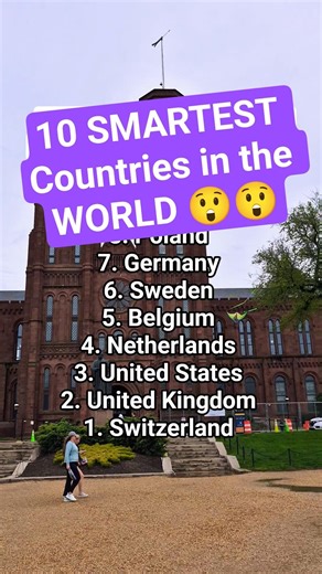 10 SMARTEST Countries in the WORLD 🤔🤔 #travel #education