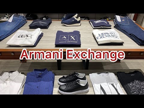 [4k] Armani exchange new clothes collection