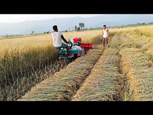Power Tiller with Reaper (धान काट्ने यन्त्र)