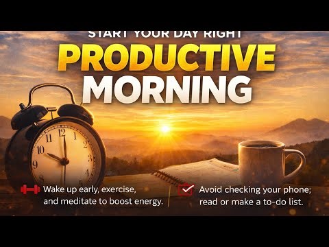 The Ultimate Guide to a Productive Morning Routine | Productive Morning Habits