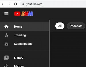 What is the BHM Logo on YouTube?