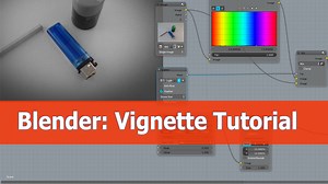 How to add a vignette with Blender