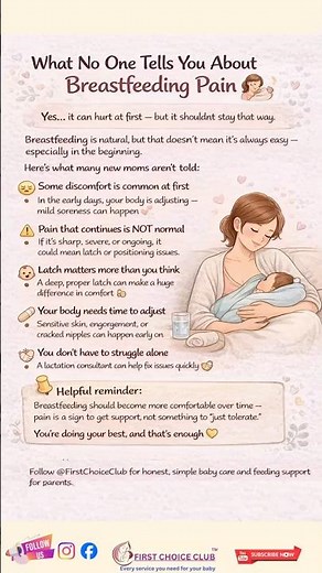 What No One Tells You About Breastfeeding Pain 🤱