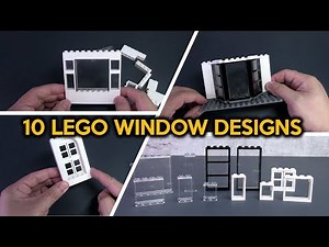 Easy LEGO Window Designs for MOCs
