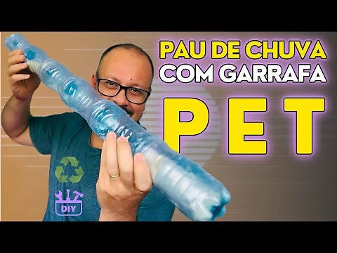 O som de chuva MAIS REALISTA que você já ouviu - com Garrafa PET! - reciclável e DIY