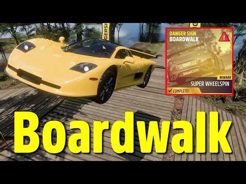 Forza Horizon 5 Boardwalk Danger Sign 190m Anything Goes S2 998 | Series 57 Week 4 Spring