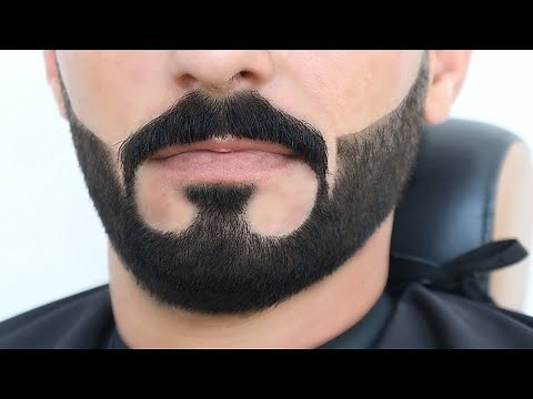 💈تعليم للمبتدئين افضل وأسهل طريقة لعمل لحية الخليجي+شوارب الخليجي+تحديد محترف♦️