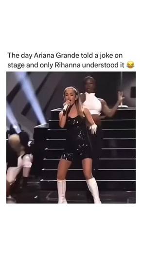 Vishnu Meena on Instagram: "Ariana Grande once told a joke live on stage but the whole audience was silent. The only person who understood and laughed was Rihanna. The moment went viral, and fans still laugh about how their humor perfectly matched. Follow @ai_vig .usa to see more! (🎥: MTV VMA)"