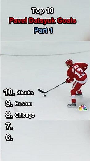 Top 10 Pavel Datsyuk Goals | Part 1