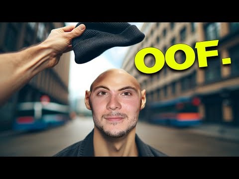 TIM POOL'S BEANIE YANKED OFF HIS EMPTY HEAD