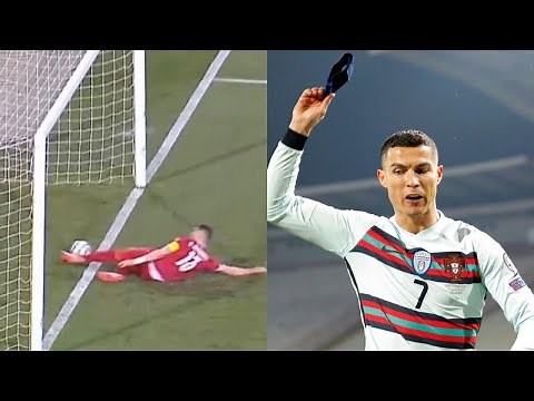 Ronaldo goal disallowed - Portugal v Serbia 2021 - Portugal robbed - World Cup 2022 qualifiers