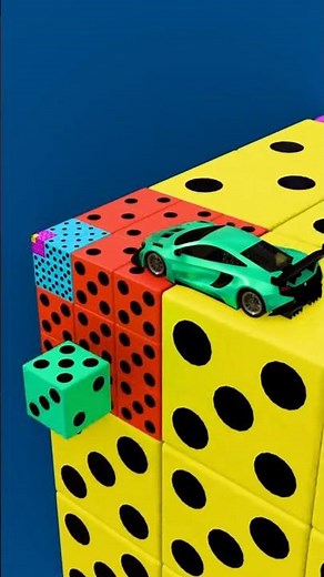 🚙Infinite Car Dice Zoom🎲✨ #satisfying #3danimation #oddlysatisfying #infiniteloop