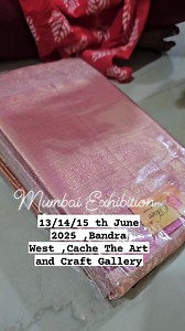 Saree/ Jewelry both available in this Exhibition Cache The Arts And Crafts Gallery 👉 Zainab villa,no 187,Turner Road, opposite Moti Mahal, Bandra West, Mumbai 400050 Map 📍- https://g.co/kgs/GgzrFvR ⏭️Mumbai exhibition ⏭️13/14/15 June 2025 . . Tiyasjewel #silk #katansilksaree #exhibition #mumbai #mumbaiexhibition #exclusive #viralreelsfacebook #shortsvideos #Dharmavaram | Shree collection