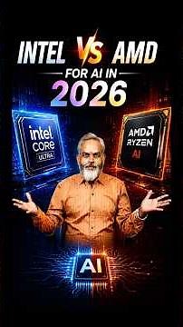 Intel vs AMD for AI 🔥 2026 Me AI PC Ke Liye Kaunsa Processor Best Hai?