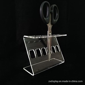 [Hot Item] Customized Acrylic Scissors Stationery Display Stand for Store