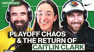 368K views · 7.8K reactions | Caitlin Clark is BACK!!! On today's episode we talk about Caitlin's new signature shoe, being a part of her Nike campaign, and get her thoughts on Jason dunking. We also break down the Week 18 playoff scenarios, rate some QB Christmas gifts, answer your no dumb questions, and so much more!!! | New Heights | Facebook