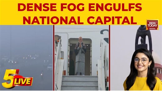 Delhi air emergency: AQI crosses 1000 as smog delays PM Modi's three-nation tour