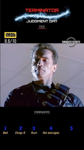 🔥POV : T-800 Breaks Through the Police Line 💥😳Terminator 2 #film #fyp #terminator #90s