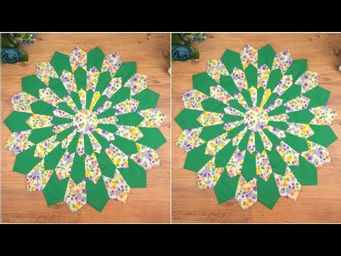 Sewing This Round Table Mat Is Easier Than You Think (But Cutting Is the Real Challenge!) 😍🧵