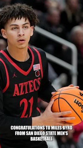San Diego Sports Association on Instagram: "Every month we honor the best local athletes at the high school, college and professional level playing in or from San Diego as our Stars of the Month ✨ Here’s more about January Star of the Month Miles Byrd from San Diego State mens basketball."