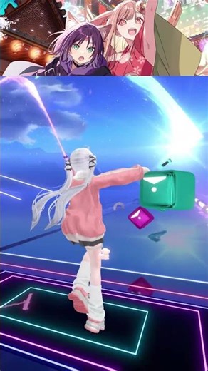 ray (超かぐや姫！Version) / かぐや (cv.夏吉ゆうこ)、月見ヤチヨ (cv.早見沙織) #beatsaber #超かぐや姫