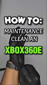 How to maintenance clean you XBOX 360E #repair
