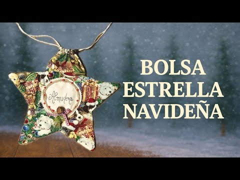 Christmas Star Drawstring Bag