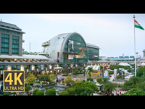 {4K Walk} Select CityWalk Mall & DLF Mall Saket South Delhi Tour {4K ULTRA HDR 60 FPS Travel Video}