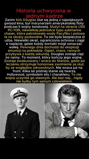 WW2 – Aktor, który przeżył wybuch, zanim trafił do Hollywood