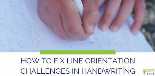 How to Fix Line Orientation Challenges in Handwriting