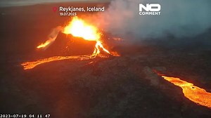 Beim Vulkan auf Island ist ein Krater eingestürzt: wie die Lava jetzt strömt