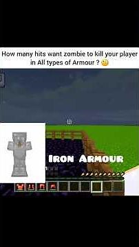 All types of Armour ? 🧐 #minecraftvideos #minecraft