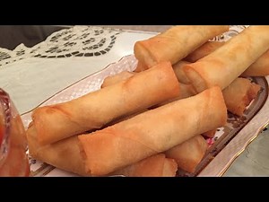 Spring Rolls / Popiah Goreng dan cara buat Gam Pelekat