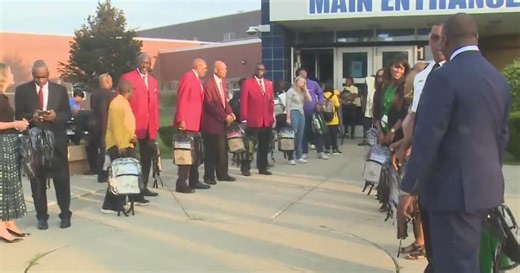 Detroit's Fisher Magnet Upper Academy welcomes back students with celebration